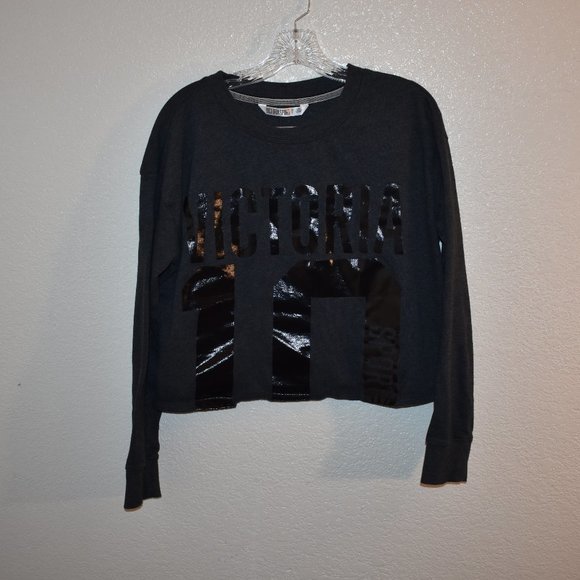 Victoria Sport Crop Top Sweatshirt - Picture 1 of 4